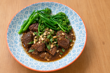 Slow-Cooked Lemongrass and Five-Spice Beef Brisket